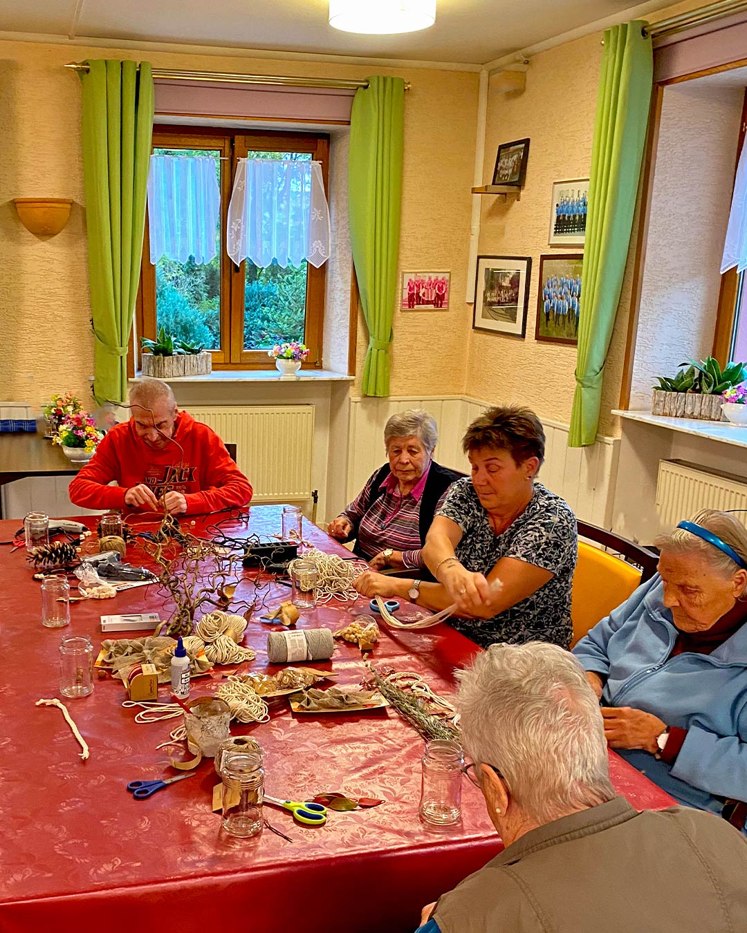 Weihnachtsfeier mit Bewohnern